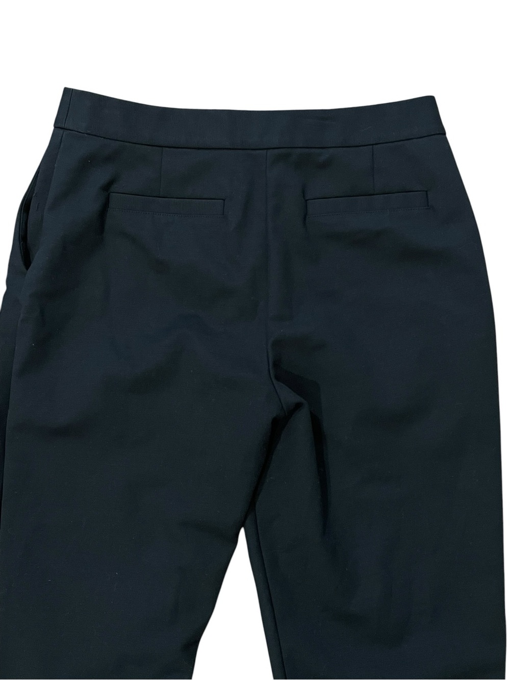 Kate Spade Grant Straight Leg Cropped Pants With Slits And Bows Black Size 4 - Picture 8 of 10